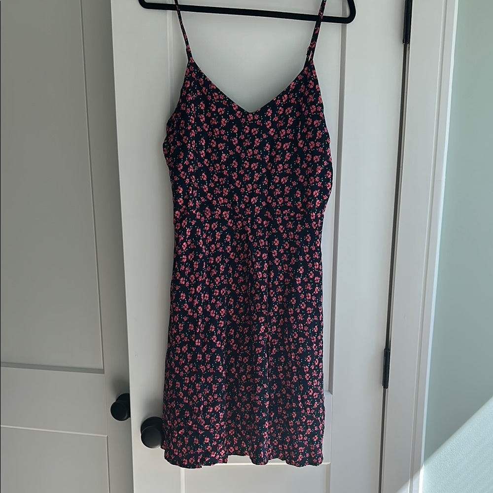 GAP XL Floral Spaghetti Strap Dress